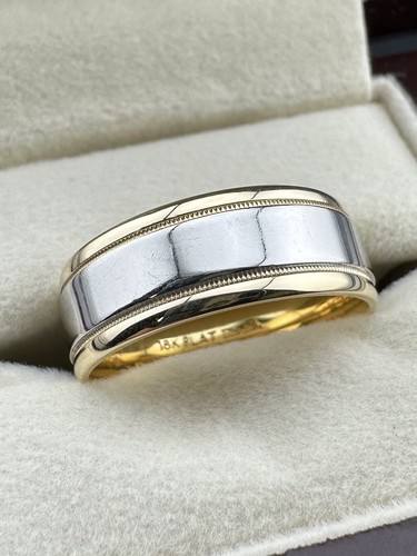 18k yellow gold - 18k, men's
