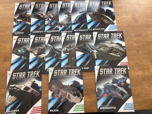 Eaglemoss star trek starships - eaglemoss,