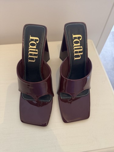 Ladies burgundy shoes - burgundy,