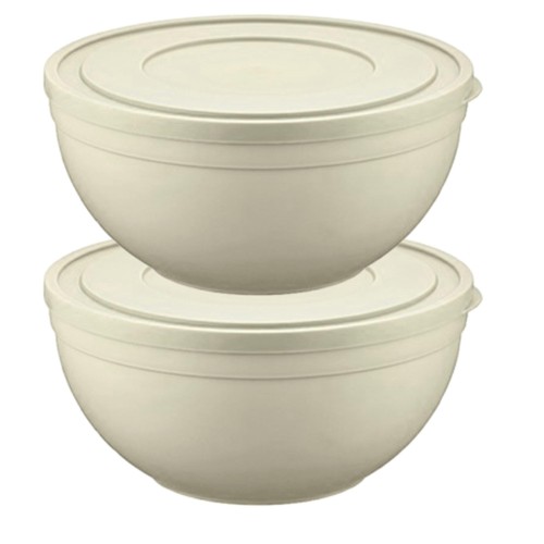 Large plastic mixing - bowl, with