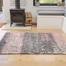 Blush Pink Cosy Shaggy Rugs