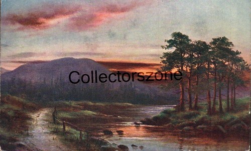 1906 inverary sunset - inverary,