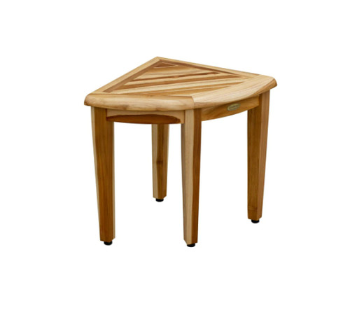 Corner bench bath teak - bench,