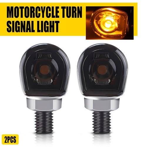 Motorcycle black amber - motorcycle, led