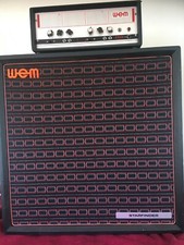 WEM ER40 AMPLIFIER & STARFINDER 4 X 12  CABINETWITH 4 16OHM CRESCENDOS FLOYD ETC