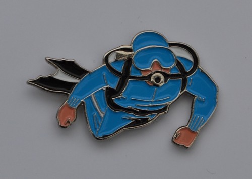 Scuba diver quality enamel - diver, pin