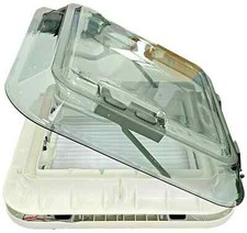 LED Skylight Dome Roof Vent Motorhome Camper Van Caravan Horsebox 580mmx580mm