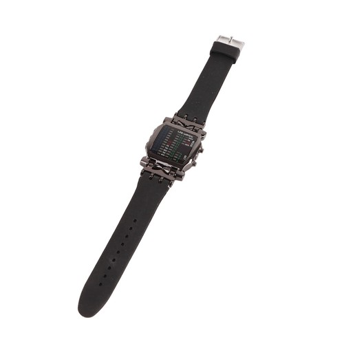 Binary watch crab shape - binary,