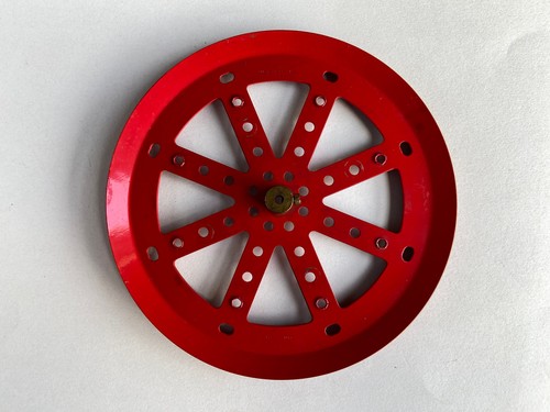 Original meccano red pulley - original,