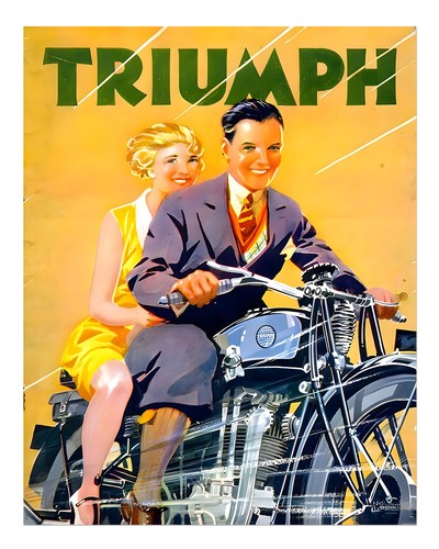 Vintage motorcycle wall art - motorcycle,