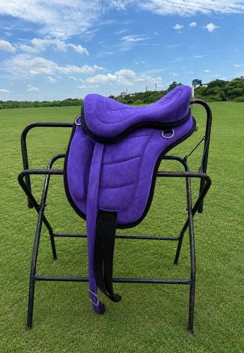 Treeless synthetic pony saddle - pony,