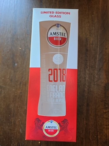 Amstel pint glasses - glasses, 2018