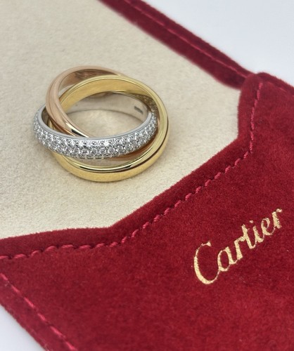 Cartier trinity diamond ladies - cartier,