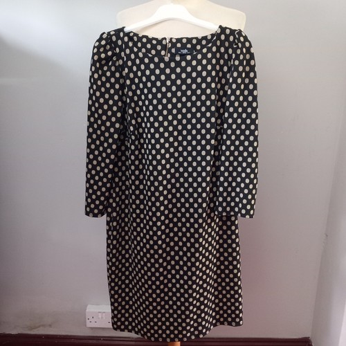 Wallis brown spots dress - brown,