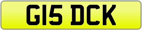 Dicks number plate g15 - is,