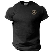 Odin Shield T Shirt Pocket Gym Clothing Bodybuilding Workout Vikings Gymwear Top