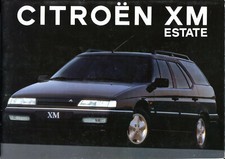 CITROEN XM Estate 1991 UK Market Sales Brochure