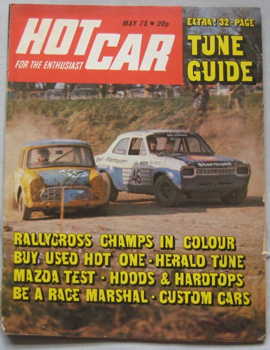 Hot car magazine may 1973 - magazine,
