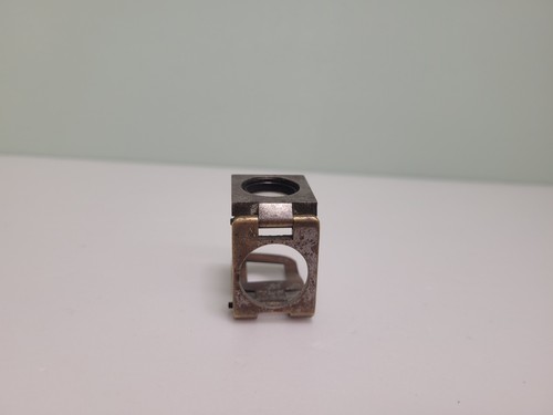 Vintage metal linen tester - metal,