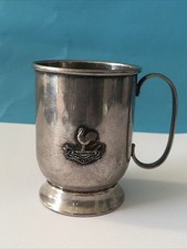 HMS Valiant (Battleship) EPNS Tankard Excellent Condition