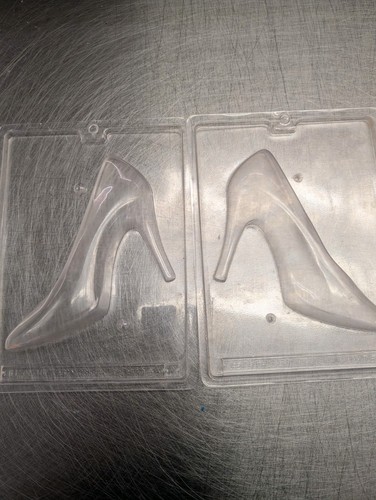 Plastic shoes chocolate mold - chocolate,