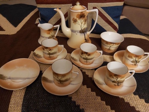 Antique noritake coffee - antique, set