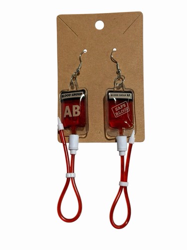 Blood bag drip - drip, red