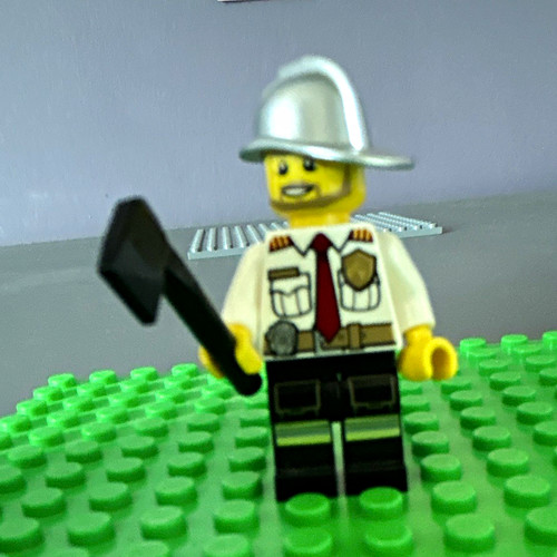 Lego firefighter minifigure - lego,