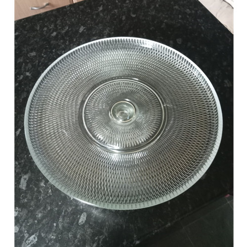 Clear transparent glass - transparent, round