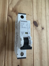 Siemens 6a 5SY6106-7 C6 6amp Type C Single Pole MCB