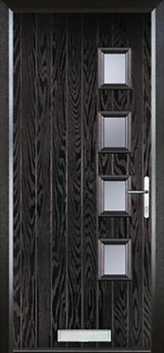 Black brown 4 square - 4,