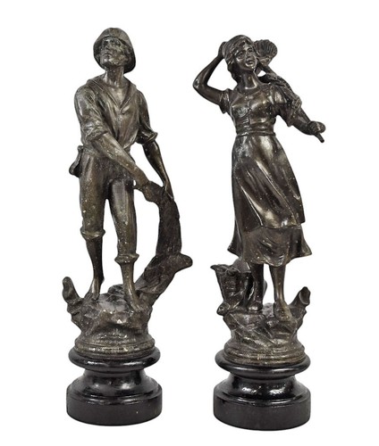 Antique pair bronzed - antique,