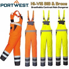 PORTWEST Hi Vis Contrast Bib &