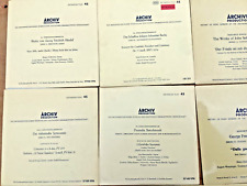 9 x Deutsche Grammophon 1950’s Classical Vinyl Records 45 rpm EP Archive Prod.