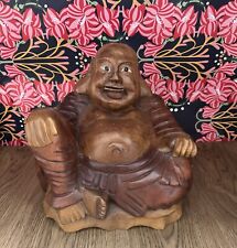 Aged Wooden Carved Buddha