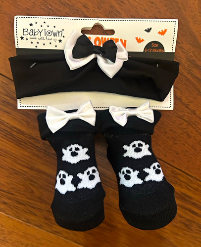 Babytown halloween ghost socks - babytown,