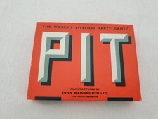 Vintage Waddingtons Pit Card Game Bull & Bear Version Complete VGC