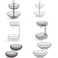 Fruit Basket Stand,Furit holder Counter Storage Organiser, Vegetable Rack Holder