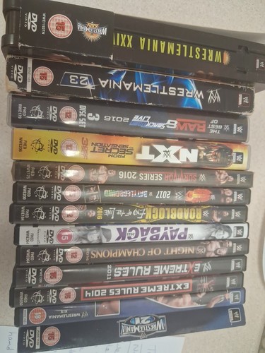 Joblot wwe dvds bundle - joblot,