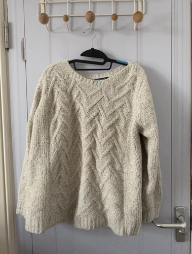 Bonmarche oatmeal chunky cable - oatmeal,
