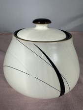 Denby Oyster Strands Sugar Bowl With lid