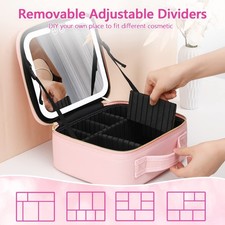 LED Makeup Bag with light &