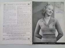 1930's Vintage Knitting
