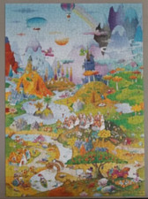 HEYE 1000 Piece Jigsaw Puzzle-Idyll by Mordillo-29230-2007-Complete