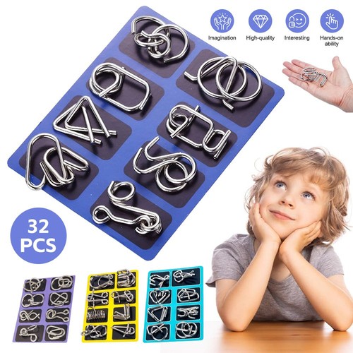 32pcs puzzle brain teaser - 32pcs,