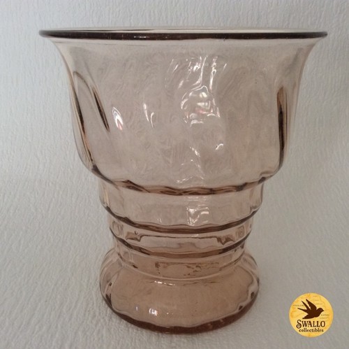 Vintage pink glass - , celery