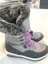 Kamik Prairie 3M thinsulate grey / purple winter boots, UK size: 5