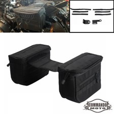 Nylon Rear Saddlebag For Harley Sportster Dyna Softail Street Bob FXDB FXBB FXLR