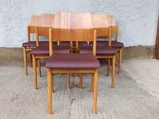 6x Designer Stackable Chairs Dining Chair Chair Vintage Plywood 60s Chairs