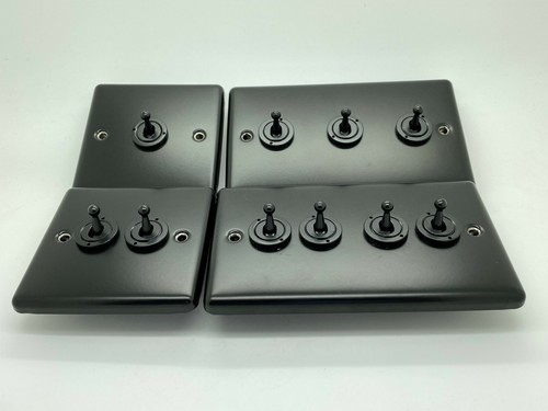 Matt black toggle - black, lightswitch